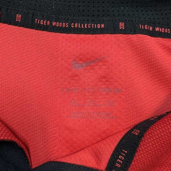 Nike Dri-FIT ADV TW Tiger Woods Men's Golf Polo Red Camo Size 2XL DR5327-687 - Picture 13 of 13